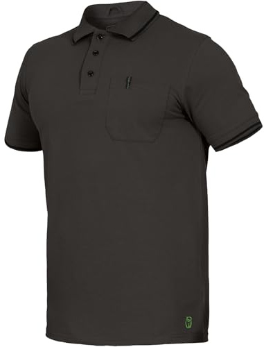 Leibwächter Polo-Shirt Herren Flex-Line – Poloshirt mit Brusttasche – Kurzarm Poloshirts mit 3 Knöpfen – 50% Baumwolle 50% Polyester – Sommer Arbeitsbekleidung für Herren