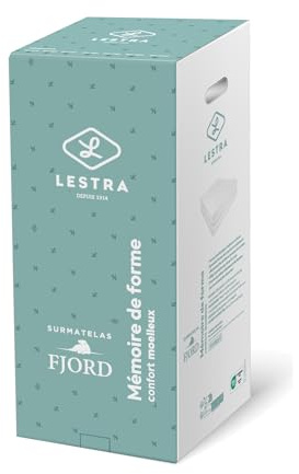 univers decor Surmatelas Lestra Fjord à mémoire de Forme (Surmatelas mémoire de Forme 140x190 cm)