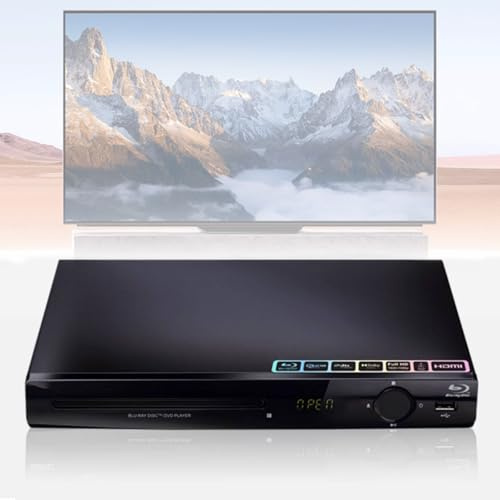 Lettore DVD 1080P Region Free, connettività HDMI, supporta la riproduzione di DVD, CD e VCD, include cavo HDMI e telecomando, ingresso USB per l'intrattenimento domestico