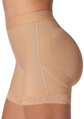 Leonisa Braga Faja Reductora Antirozaduras para Mujer - Bragas Fajas Postparto Tipo Short