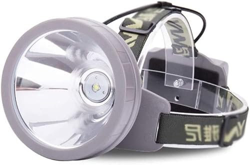 Linterna de cabeza en funcionamiento, linterna de cabeza recargable, batería de litio LED Linterna súper brillante Luz blanca Luz amarilla Linterna montada en la cabeza Pesca nocturna Lámpara especial