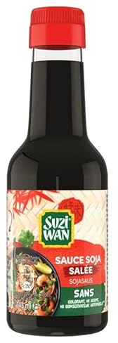 Suzi Wan - Sauce Soja 143ml - Saveurs exotiques pour vos plats - Laissez-vous séduire par la cuisine dAsie - Épicerie salée - Lot De 4