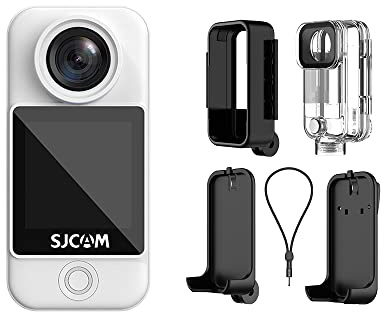 C300 Pocket 4K 30FPS Action Camera 5G/2.4G WiFi Sports Camera 1.33 Inch Touch Control Screens 154° Wide Angle Lens 6-Axis Gyro Stabilization 30M Waterproof Night Vision with Detachable Battery