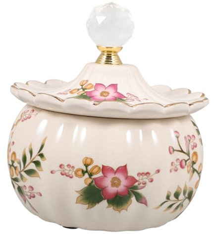 CORHAD Schmuckkästchen Aus Keramik Schmucketui Schmuck-organizer Schmuck-aufbewahrungsbox Schmuckbehälter Schreibtisch-aufbewahrungsbox Halskettenhalter Kleine Schmuckschatulle Für