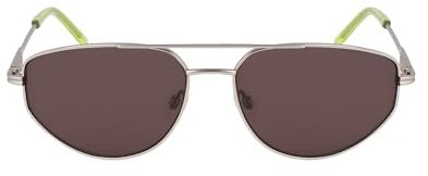 DKNY Brille Größe 57 mm Satin Silber, Eye SIZE: 57 BRIDGE: 15 Horizontal MEASUREMENT: 57 Vertical MEASUREMENT: 40 5