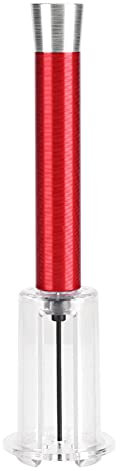 Apribottiglie Con Pompa a Pressione D'aria per Vino, Cavatappi Rosso Efficiente in Lega Di Alluminio Strumento per Rimuovere Il Sughero Strumento per Cavatappi Ottimo per Gli Amant (Rosso)