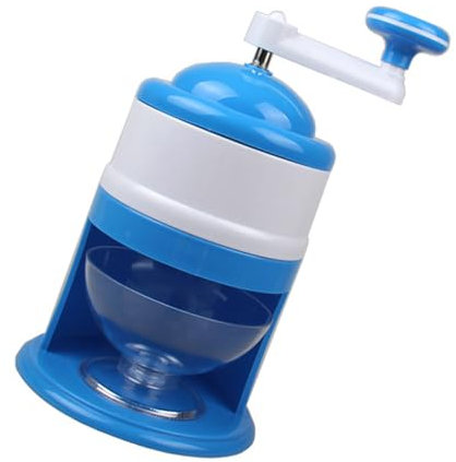 300ml Manual Ice Crusher Household Hand Crank Shredding Block Smoothie Making Machine Stainless Steel Shaver DIY Maker Props