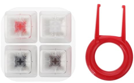 OSALADI 1pieza Probador De Interruptores Mecánicos De Teclado Base Acrílica Herramienta Multiusos para Tester De Teclas y Gadget De Relajación