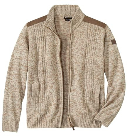 ATLAS FOR MEN - Strickjacke West Legend mit Reißverschluss - XL