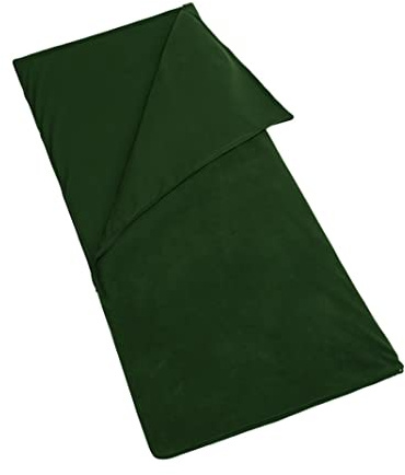 Grtheenumb Seidiger, ultraleichter Schlafsack, Fleece-Schlafsack, Innenhülle, ultraleichte Campingdecke, Tasche mit Reißverschluss