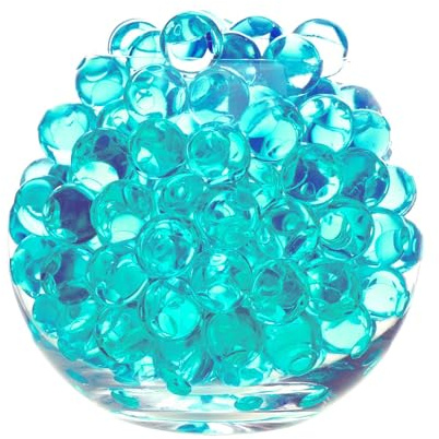 OUFANKADI Wasserperlen für Pflanzen – 50g Water Beads für Deko Vase (HB) | Schwimmende Kerzen Perlen Pflanzenfüller Blumen in Vasen Hochzeits-Mittelstück Vasenfüller