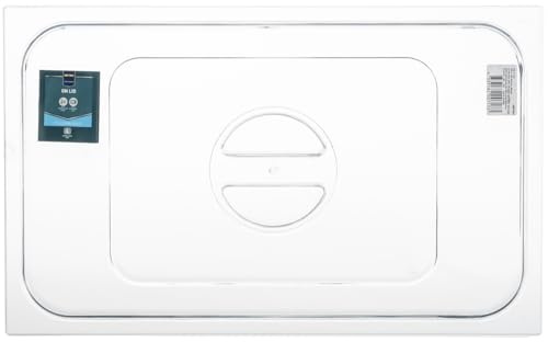 METRO Professional Deckel für GN Container | Polycarbonat | 1/1 | transparent | spülmaschinenfest | mikrowellenfest | -40° bis 100°C | Maße ca. 530 x 325 mm