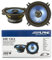 2 altoparlanti diffusori coassiali 2 vie compatibile con ALPINE SXE-13C2 da 13,00 cm 130 mm 5,25 35 watt rms 200 watt max 4 ohm 92 db auto, a coppia