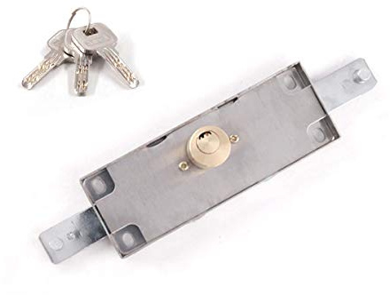 Cerradura de rodillo de acero inoxidable para puertas de garaje, almacenes y fábricas