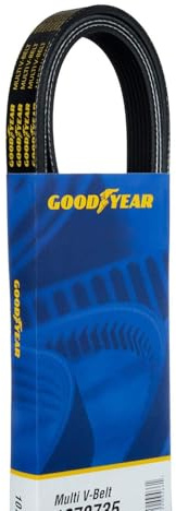 Goodyear Belts 1070443 Serpentine Belt, 7-Rib, 44.3 Length for 2012-2021 for 2012-2021 Nissan 1.6L L4 1600cc 98ci 1.6L L4 1598cc 98ci
