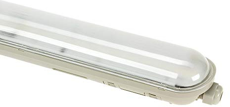 NCC-Licht LED Deckenleuchte Feuchtraumleuchte Limea Gigant Pro 60cm Weiß IP66 12/21W 1800-3150lm Neutralweiß 4000K