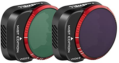 Freewell Variable ND (Mist Edition) 2-5 Stop, 6-9 Stop 2 Pack VND Filters Compatible with Mini 3 Pro/Mini 3