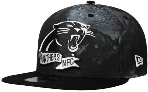 New Era 9Fifty Carolina Panthers Cap Basecap Baseballcap NFL-Cap Snapback Flat Brim Herren - Snapback, mit Schirm Herbst-Winter Winter