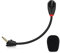 Mic Replacement for HyperX Cloud Alpha Wireless Gaming Headset, 3.5mm Detachable Noise Cancelling Microphone with LED Mute Indicator for PC, Xbox One, PS4, PS5 Black