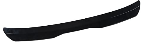 Heckscheiben-Dachspoiler, Heckscheiben-Dachspoiler, Visier-Abweiser, Universelle Passform, Reduziert den Widerstand, Fensteroberlippenformleiste (Glänzend schwarz)