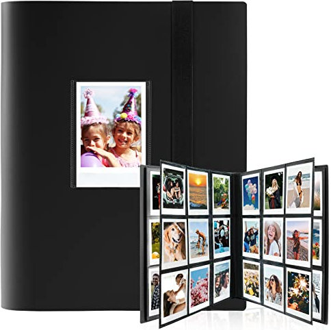 Album Fotografico con 432+1 Tasche per 3 Pollici Film - compatibile con Fujifilm Instax Mini 12 11 9 8 25 70 90 40 99 SE 7+ Mini LiPlay Evo Mini Link, Polaroid Snap PIC-300, Kodak Instant Printer