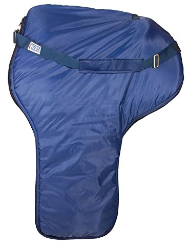 Dura-Tech Padded Western Saddle Case | Ultimate Protection & Easy Transport | Ideal for Horse Shows & Travel | Color Navy