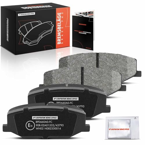 Frankberg Brake Pad Set Includes 4 brake pads Front 5511080000000 | Compatible with: Jimny SUV Closed SN, SJ 413 OS, Samurai SUV Closed SJ