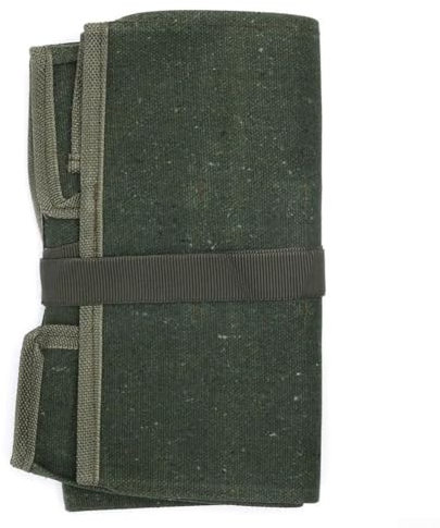 Oniissy Robuster Werkzeug-Organizer aus Segeltuch – Rolltasche mit 10 Taschen für Schraubenschlüssel, Schraubenschlüssel und Gartengeräte