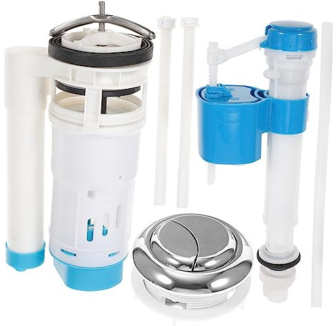 Didiseaon Float Valve Toilet Flush Kit Replacement Water Tank Accessories Automatic Flusher Dual Control Valve for Toilet Tank