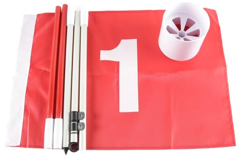 Ausi Golf Flag,Golf Holes and Flags for Garden,Courtyard,Putting Green,Hole Cup and Flag