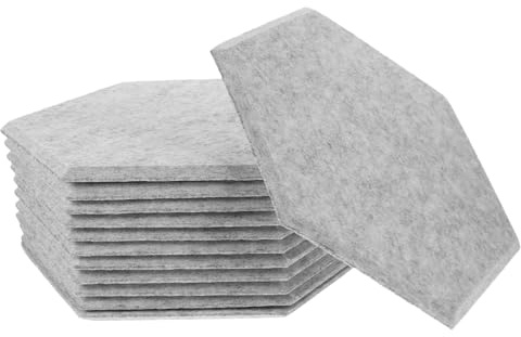 Gatuida 12pcs Soundproof Mat Noise Reduction Tool for Wall Sound Panels Acoustic Absorption Panel Design for Home Office Ktv