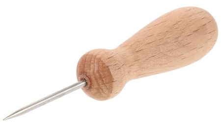 JOINPAYA Punteruolo per Intaglio Dell'argilla Manico in Legno Naturale, Strumento Manuale per Scolpire Ceramica e Argilla Polimerica, Utensile Artigianale per Modellare e Lavorare Argilla