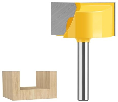 6-mm-Schaft-Bodenreinigungs-Fräser, 6–32 mm Durchmesser, hartmetallbestückter Oberflächenhobel-, Schlitz- und Holzbearbeitungsfräser(6mmX32mm)