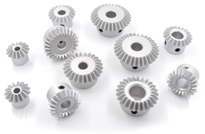 90 graders vinkelväxel - Aluminiumlegering vinkelväxel med 15-30 tänder, 1M-modul, M5-hålstorlekar 4-12mm 1st(12mm (keyway 4mm) 25 Teeth)