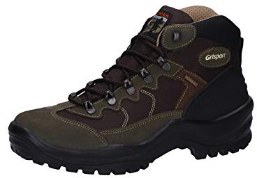 Grisport® fritidssko Livigno berg- och vandringssko jaktstövlar för kvinnor och män vattenavvisande vandringssko med Cordura® piratskor vandringsskor Grön (oliv) 46 EU