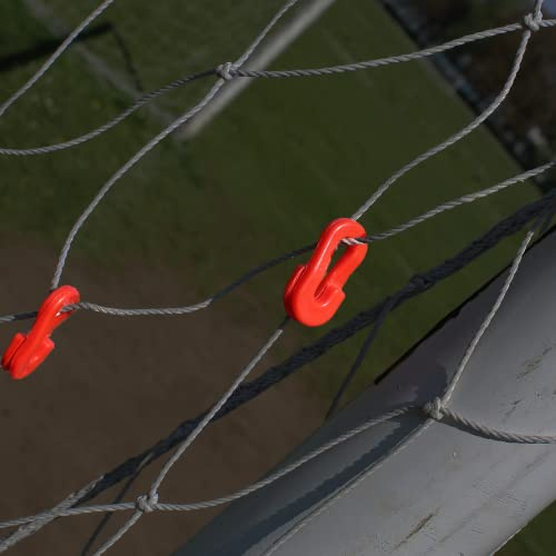 Fitness Health 40 Netz-Clips für Fußballtore, Zubehör für Outdoor-Netz, Sportmannschaften wie Tennis, Fußball usw. (40 Stück)
