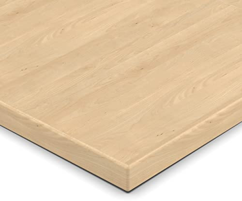 19mm Spanplatte Zuschnitt Mandal Ahorn natur melaminharzbeschichtet Länge bis 200cm Dekorplatten Zuschnitte mit Umleimer Auswahl: 20 x 30 cm (ABS Kante komplett)