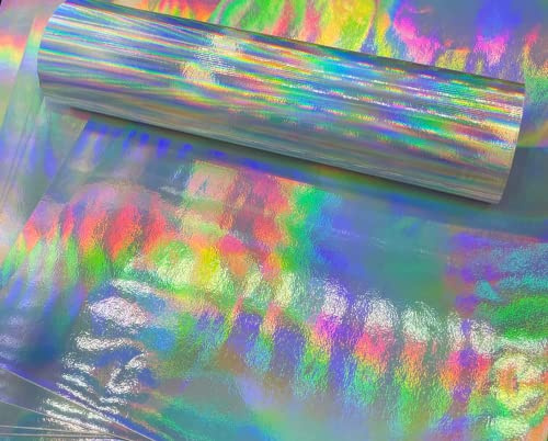 10 Blatt A4 Premium Holographic Rainbow Reflective Mirror Effect Eco Paper Einseitig 122gsm 82lb Text