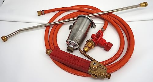 Commercial Gas Weedkiller Inc Hose Wand Flame Torch Adjustable 2 Bar Regulator