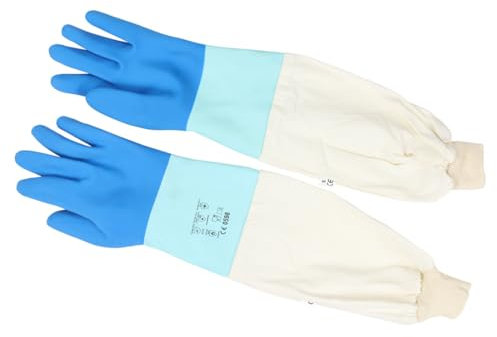 Chemikalienschutz Handschuh Pro für Varroa Oxalsäure Ameisensäure Behandlung Säurehandschuhe Imkerei Imker Bienen, XL (10)