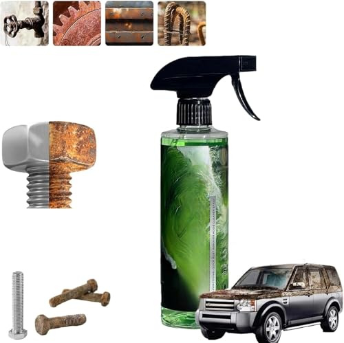 MMLLAOSW Spray antirouille Multi-usages 400 ML - Spray antirouille Rapide - Nettoyant Acide - Restaure l'éclat de Votre métal pour Divers métaux