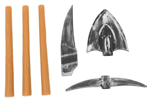 Vaguelly Zwergen Satz Spitzhacke Mondsichel Schaufel Realistisches Kostümzubehör Für Bühnenauftritte Halloween Und Karneval Leichtes Party Accessoire Für Kinder Und Erwachsene