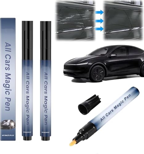 KoolShiro All Cars Magic Pen for Car Scratches, Touch Up Paint Pen, Vehicle Auto Surface Tire Scratch Remover, Quick Filling Scratches and Seals, Fits All Car Colors