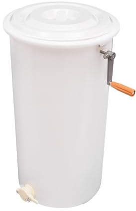 2 Frame Plastic Honey Extractor, Manual Crank Beekeeping Extraction Equipment Honeycomb Drum Spinner Extractor for Farms
