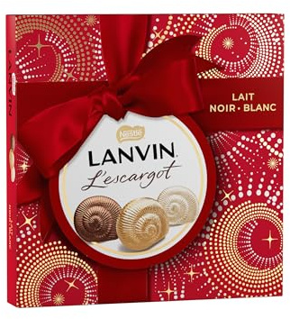Lanvin - L'Escargot Trio Lait Noir Blanc Chocolat De Noël - 296g
