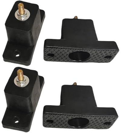 Patins Anti-Vibrations | Lot de 4 Isolateurs Acoustiques pour Condenseur de Climatisation - Support Anti-Choc Réducteur de Bruit pour Pompe à Piscine Générarice Climatisation Maison