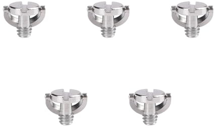 A Forma di D 1/4 3/8 Pollice Vite di Montaggio Della Macchina Fotografica Metallo Adattatore Piastra A Sgancio Rapido Per Treppiedi Fotografia Attrezzature Fissaggio Quick Release D Anelli Vite