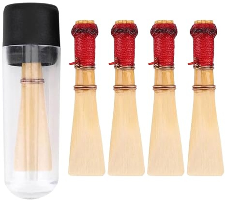 5 Stück Ersatz Fagottrohre für Bassoon, Reed Zubehör | Holzblasinstrumente, Reed Kasten und Aufbewahrung, für Anfänger und Orchestermusiker