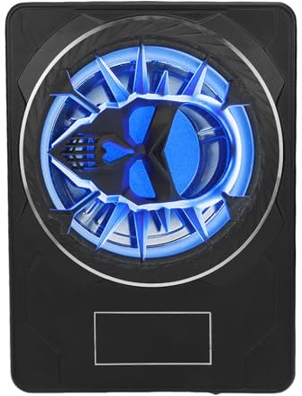 Yctze Subwoofer per Auto Alimentare 10 Pollici 800 W con Luci a LED Pulsanti 220 W RMS MOSFET Tecnologia MOSFET Affermazione Bass Bass (Blue)