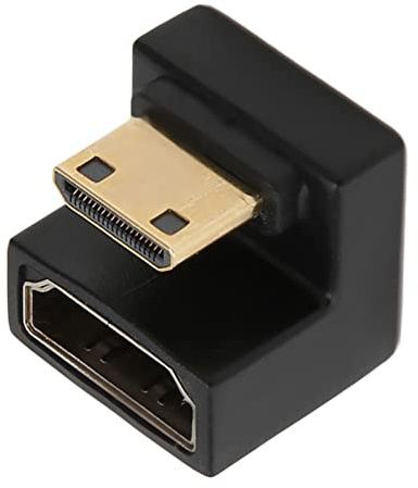 Adaptador Hembra Mini HD a HD de 8K 60Hz, Convertidor en Forma de U para Máquina de Juegos con Cámara de Vídeo, Soporte de Vídeo 3D